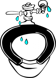 leaking toilet