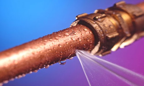 burst pipe